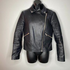 Max Studio Biker Jacker Small Vegan Leather